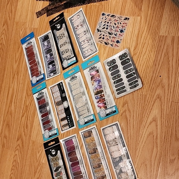 Giant Lot Of Bookish / Nerdy / Geeky Nail Wraps